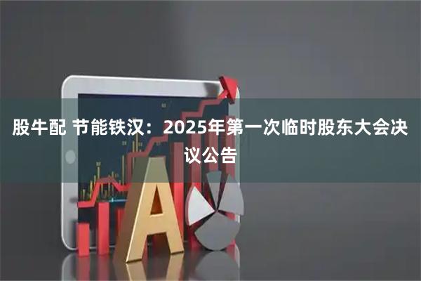 股牛配 节能铁汉：2025年第一次临时股东大会决议公告